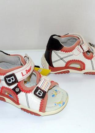 Босоножки сандали для мальчика b&g little deer р.21