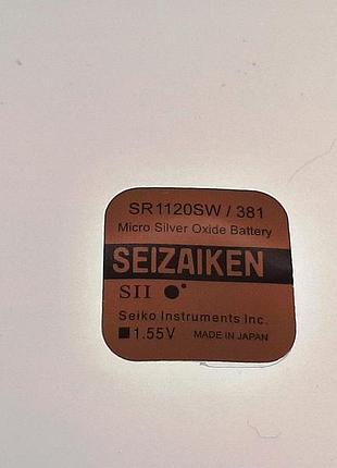 Батарейка для годинника seizaiken sr1120sw для годинника 1.55v 55mah срібно-цинкова