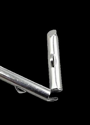 Зажим-концевик finding цилиндр слайдер нержавеющая сталь сталлистый 25 мм x 6 мм