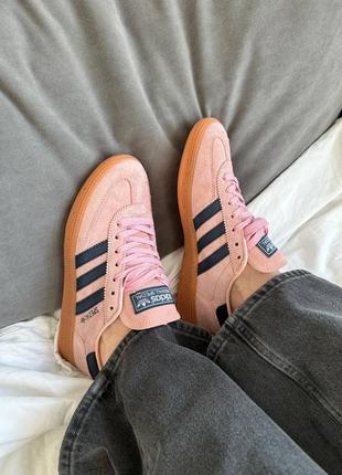 Жіночі кросівки adidas spezial handball pink3 фото