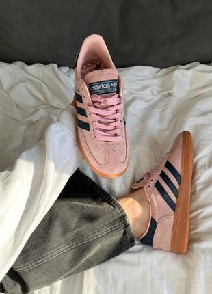 Жіночі кросівки adidas spezial handball pink9 фото