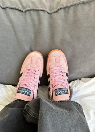 Жіночі кросівки adidas spezial handball pink5 фото