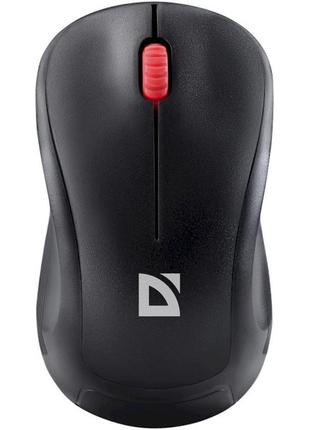 Миша комп'ютерна defender mb-205 бездротова безшумна 1200 dpi чорний