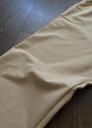 Штаны спортивные трикотажные джогеры широкие балкон новые