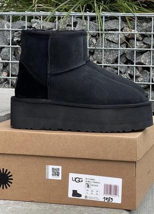 Ugg mini platform black 361 фото