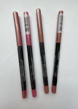 Олівець для губ maybelline new york color sensational shaping lip liner1 фото