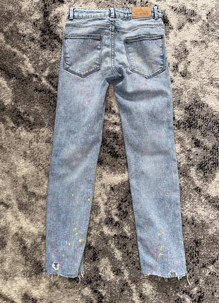 Джинсы рванки zara 5