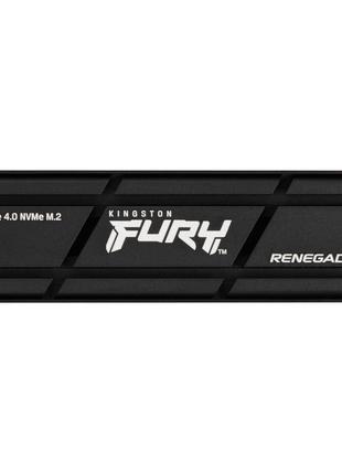 Накопичувач ssd kingston sfyrsk/500g m.2/500gb/fury renegade/pcie 4.0w/heatsink для комп'ютерів