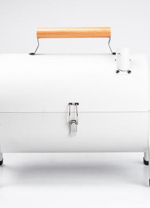 Угольный гриль, двухсторонний с решеткой, удобный для переноски ,размеры гриля: 38*28*40 см