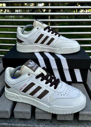 Кросівки adidas dropstep (white olive)8 фото