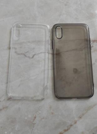 Чохол для iphone 10 x xs прозорий силіконовий tpu