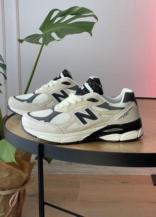 Нью беленс кросівки new balance 990v3 x teddy santis moonbeam1 фото