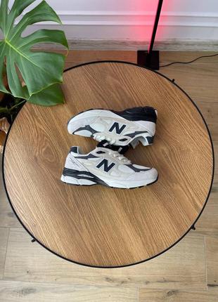 Нью беленс кросівки new balance 990v3 x teddy santis moonbeam4 фото