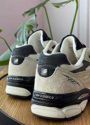 Нью беленс кросівки new balance 990v3 x teddy santis moonbeam5 фото