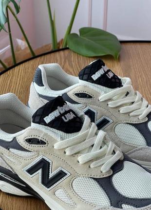 Нью беленс кросівки new balance 990v3 x teddy santis moonbeam10 фото