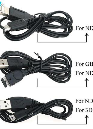 Usb зарядка шнур кабель для 3ds xl ndsi gba sp nds ndsl