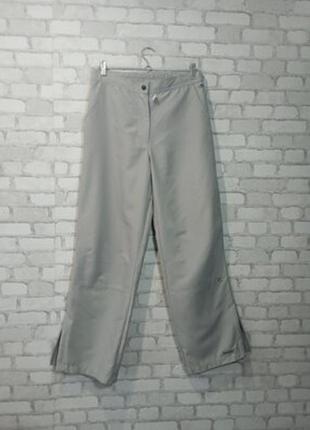 Широкие плащевые штаны с разрезами по бокам tom tailor 48 р2 фото