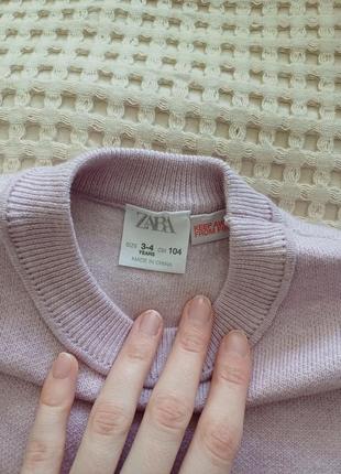 Комплект,  костюм  zara светр + лосіни рубчик zara  3-4 роки4 фото