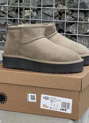 Ugg ultra mini platform khaki 36