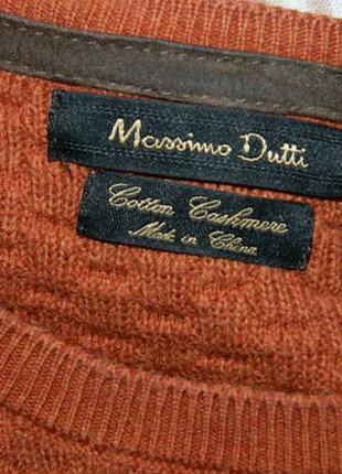 Джемпер massimo dutti (бавовна + кашемір)5 фото