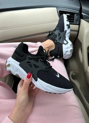 Жіночі кросівки nike react presto black1 фото