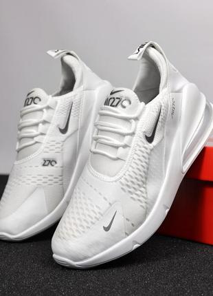 Чоловічі сітчасті, білі, стильні кросівки nike. від 40 до 44 рр. 2304 кк демісезонні5 фото