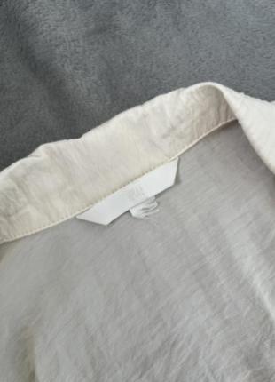 Сорочка укорочена  блуза топ на запах h&amp;m6 фото
