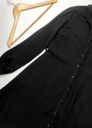 Сукня жіноча чорна вільного крою на гудзиках від бретелях new look s m3 фото