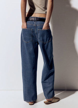 Трендові широкі джинси з низькою посадкою5 фото