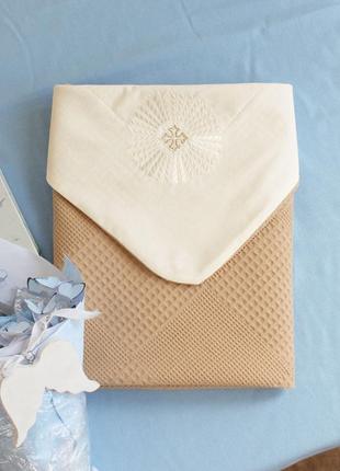 Крыжма плед для крещения младенцев5 фото