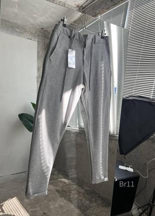 Темно сірі брюки чоловічі2 фото