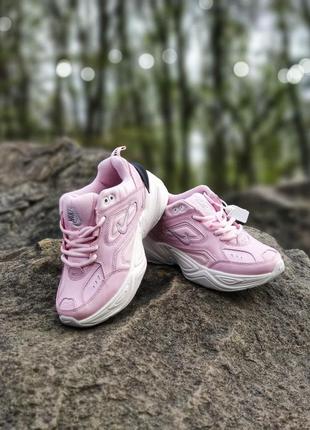 Женские кроссовки nike m2k tekno pink3 фото