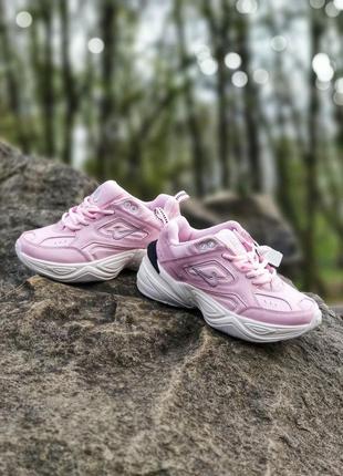 Женские кроссовки nike m2k tekno pink6 фото