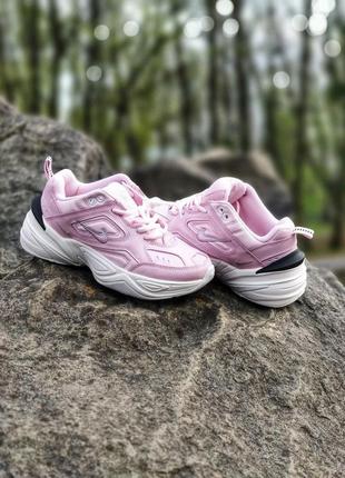 Женские кроссовки nike m2k tekno pink7 фото