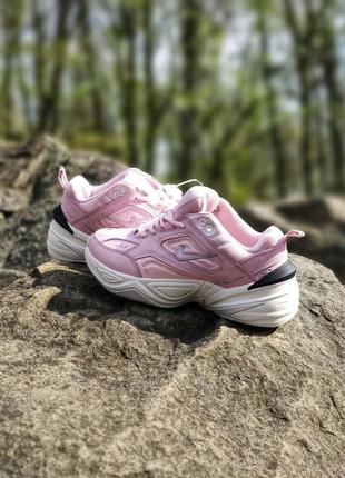 Женские кроссовки nike m2k tekno pink8 фото