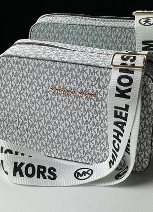 Michael kors ginny crossbody bag white