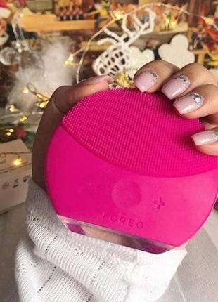 Fireo luna mini 2 електрична щітка, масажер для очищення шкіри обличчя