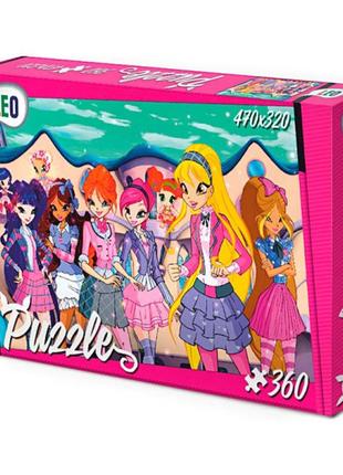 Пазли 207-4, 360 ел. (12 шт) лео, "агенство моделей", в коробці 32-22-4,5см