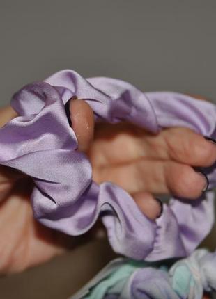 H&m нові фірмові кольорові резинки для волосся набір комплект 5 шт тай-дай оригінал