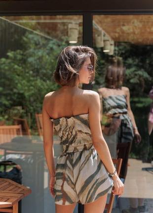 Костюм 3 ка летний шорти топ рубашка