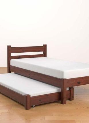 Ліжка з дерева по доступній ціні двоспальні бюджетні двоярусні горища та багато чого іншого2 фото