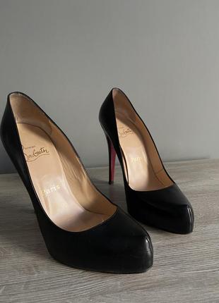 Туфлі чорні  christian louboutin4 фото