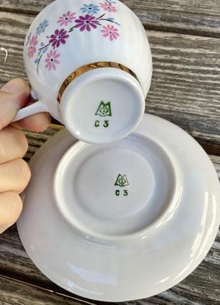 Свеча в винтажной чашке