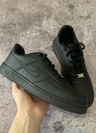 Кросівки nike air force 1 black2 фото