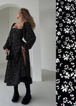 Принтована сукня софт