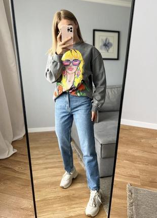 Джинси zara mom