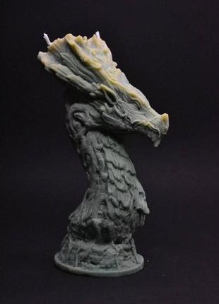 Ароматическая свеча ручной работы дракон символ года и воплощение природных сил2 фото