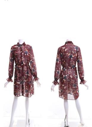 Сукня -рубашка шифонова