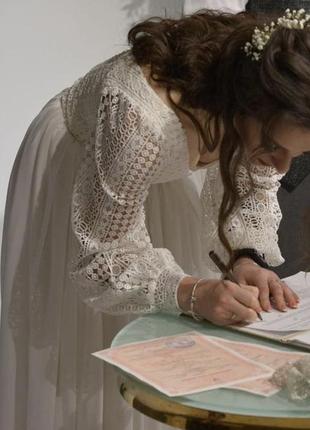 Платье белое