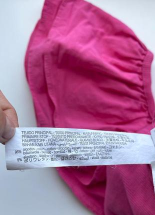 Боди с пышными рукавами пуфф zara р. s фуксия розовое, в рубчик боді